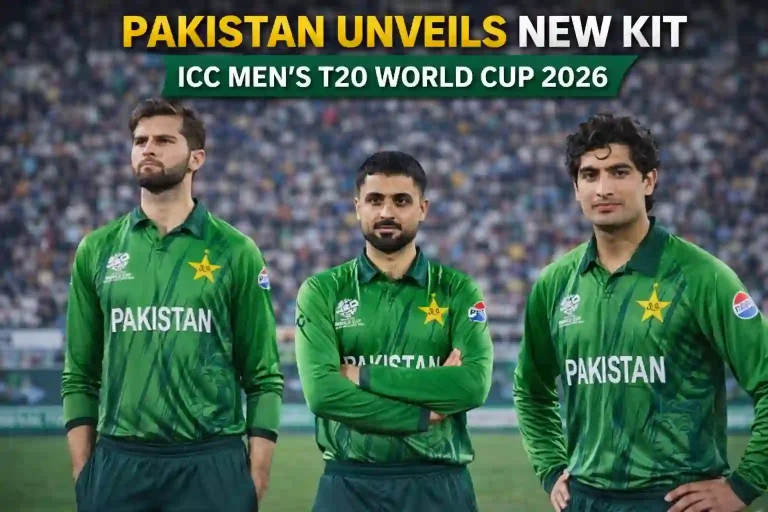 Pakistan Unveils New Kit for ICC Men’s T20 World Cup 2026