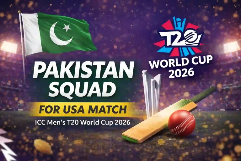 Pakistan Playing 11 for USA Match