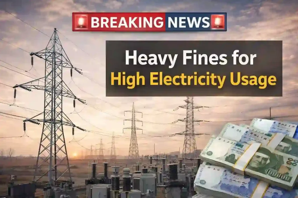 Pakistan Electricity Fine Update: New Penalties on High Power Usage
