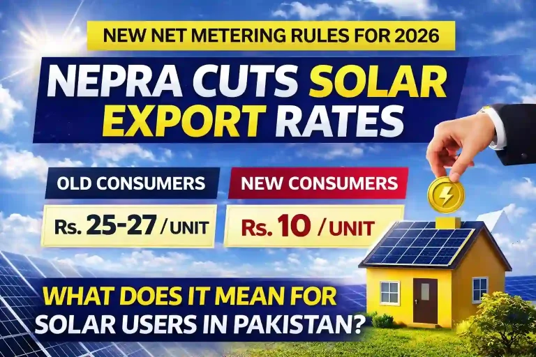 NEPRA Net Metering Policy 2026: New Solar Export Rates Announced
