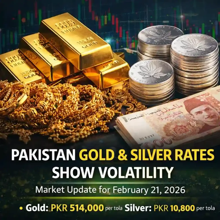 Gold & Silver Rates in Pakistan – Weekly Market Update (21 February 2026)