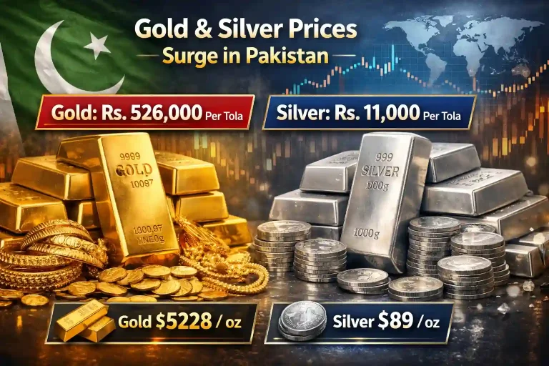 Gold Prices Increase in Pakistan – Latest Gold and Silver Rates