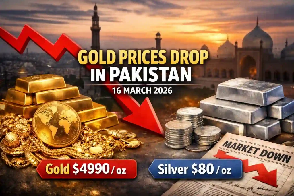Gold Prices Drop Again in Pakistan – Latest Rates