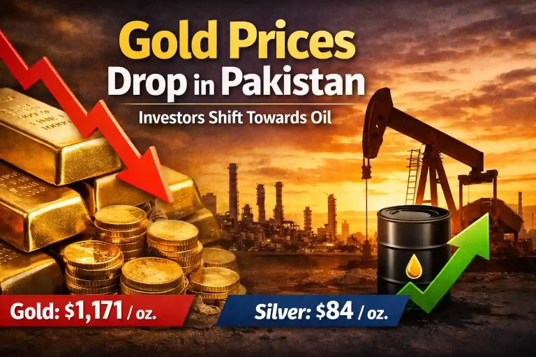 Gold Prices Drop in Pakistan as Global Market Weakens