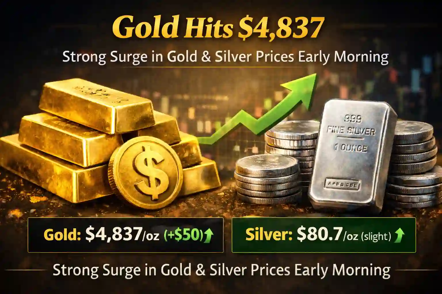 Start of the Day: Big Jump in Gold Prices Stuns Global Markets