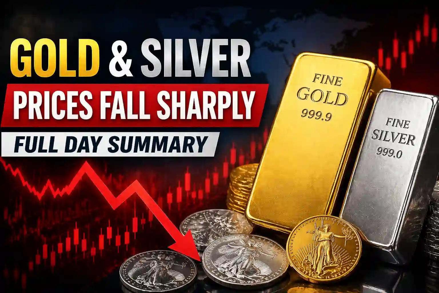 Market Alert: Gold Prices Drop Heavily in Global Trade
