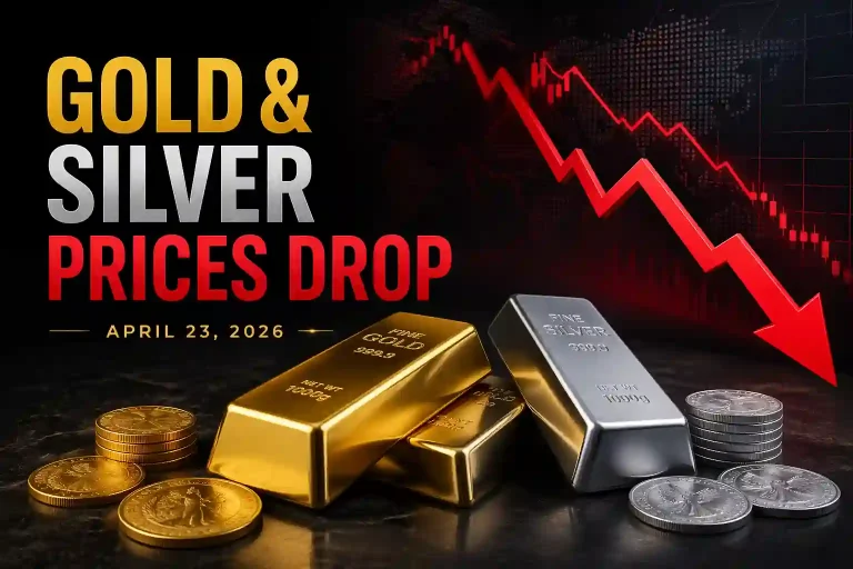 Gold & Silver Prices Crash Midday – Sharp Drop Shocks Global Markets