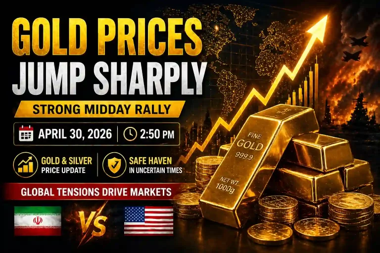 Gold Prices Jump Sharply Midday — Markets React Fast