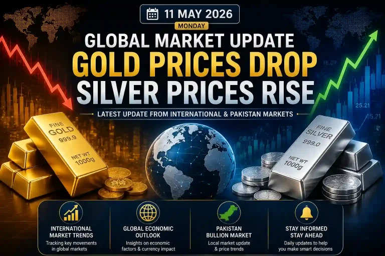 Gold Prices Decrease in International Market – Silver Shines on May 11