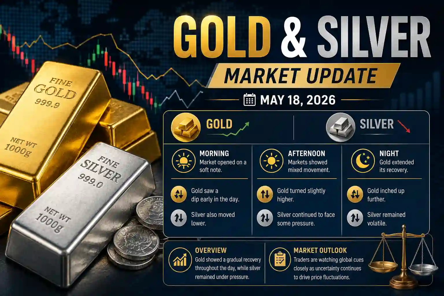 Gold & Silver Market Update – May 18, 2026
