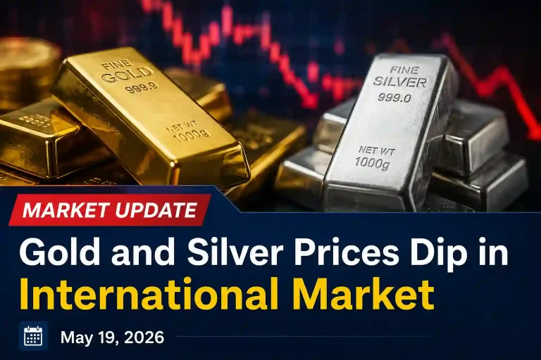 International Gold and Silver Market Sees Downward Trend on May 19