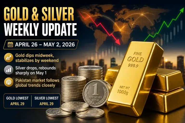 Gold Prices Drop After Record High, Silver Surges – Weekly Market Update