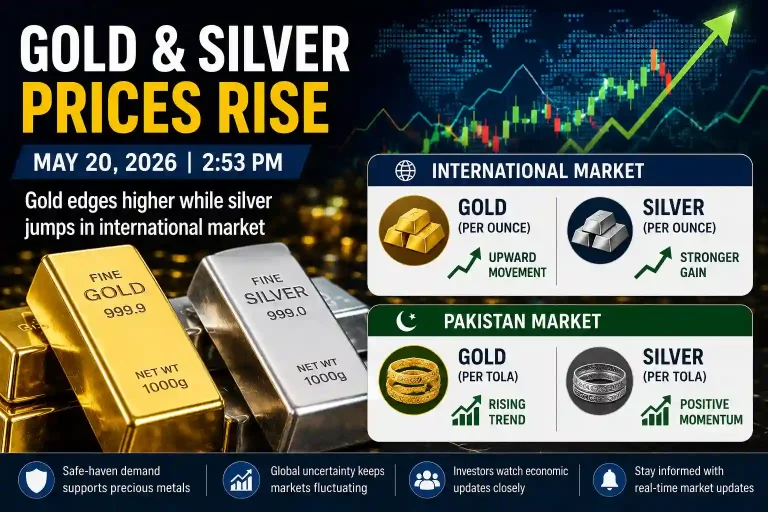 Gold & Silver Markets Turn Positive in Afternoon Trading