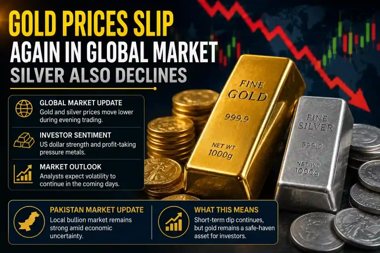 Morning Update: Gold Prices Decline Again in Global Market