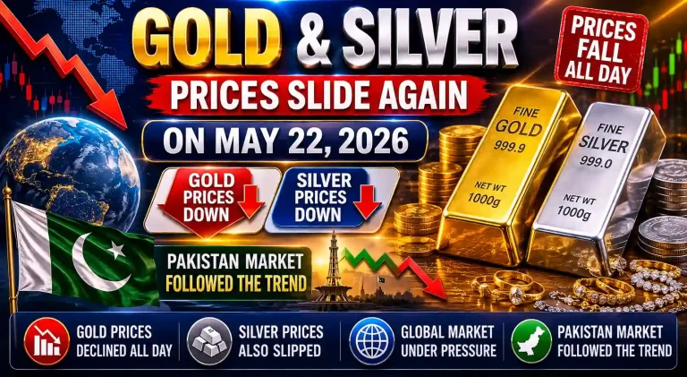 Gold Price Today in Pakistan and International Market – May 22, 2026