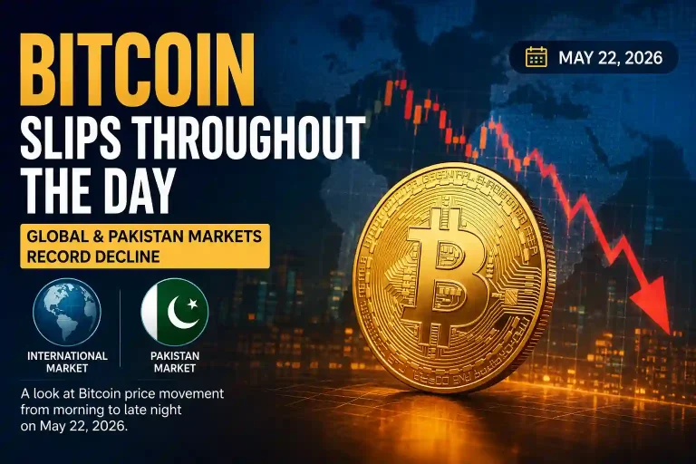 Global & Pakistan Bitcoin Markets Witness Continuous Dip on May 22