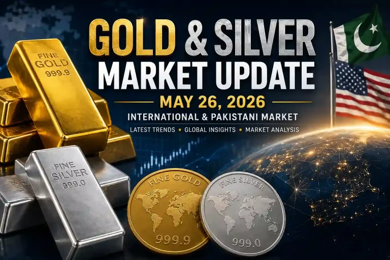 Gold and Silver Prices Stay Volatile Throughout the Day – May 26, 2026