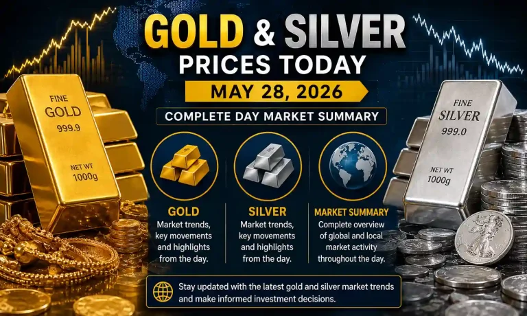 Gold and Silver Prices Make Dramatic Recovery After Sharp Drop on May 28, 2026