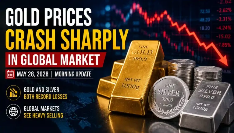 Gold Prices Fall Sharply Worldwide on May 28, 2026 | Latest Gold & Silver Rates