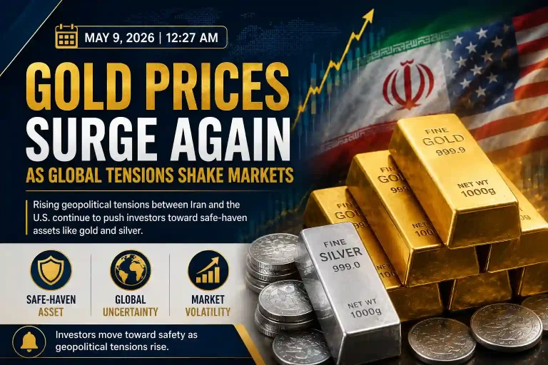 Gold Prices Surge as Global Tensions Shake Markets — May 9, 2026
