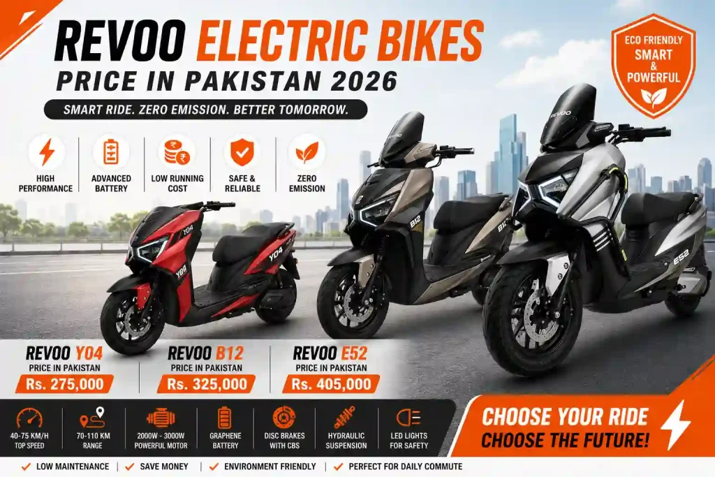 REVOO Electric Bike Price in Pakistan