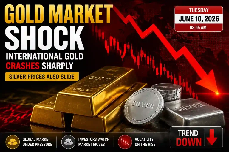 International Gold Faces Sharp Decline | June 10, 2026