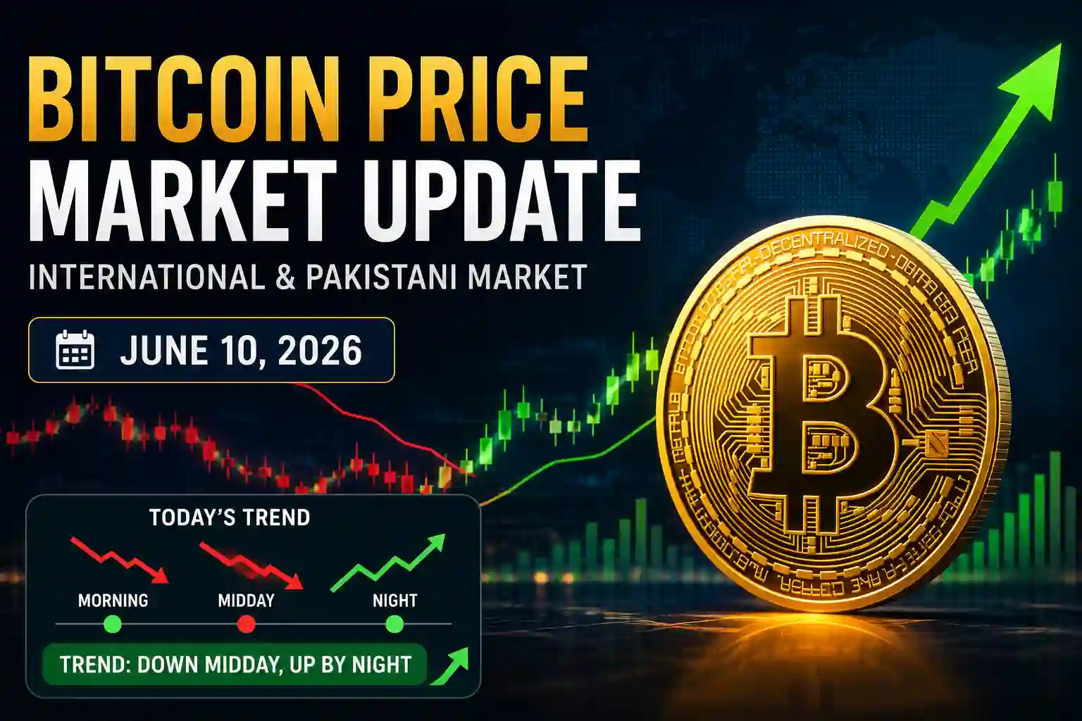 Bitcoin Rebounds After Midday Dip | June 10, 2026