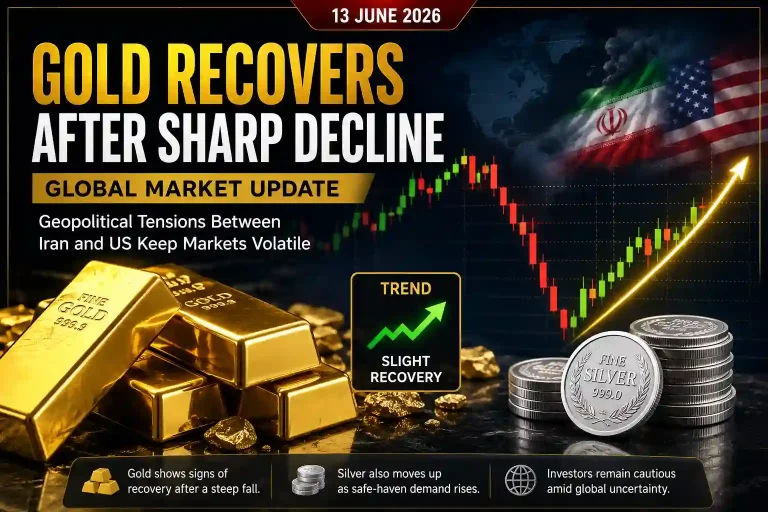 Gold Rebounds After Sharp Drop — June 13, 2026