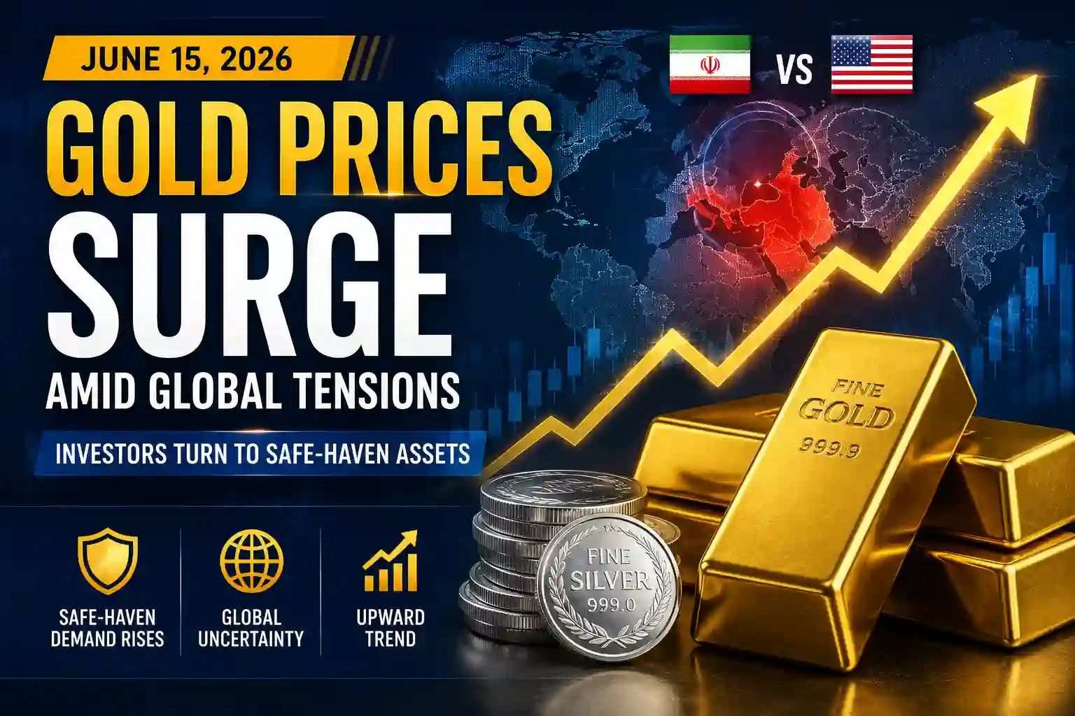 Gold Market Sees Sharp Uptrend on June 15, 2026