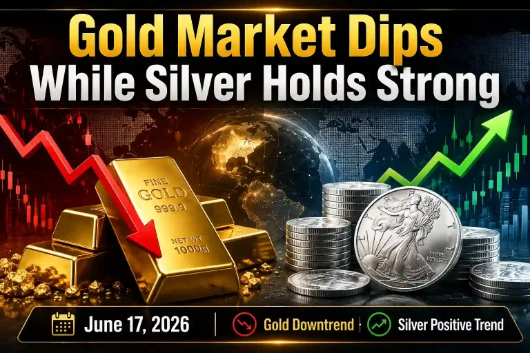 Gold Slips as Silver Holds Firm in Early Market Trading – June 17, 2026