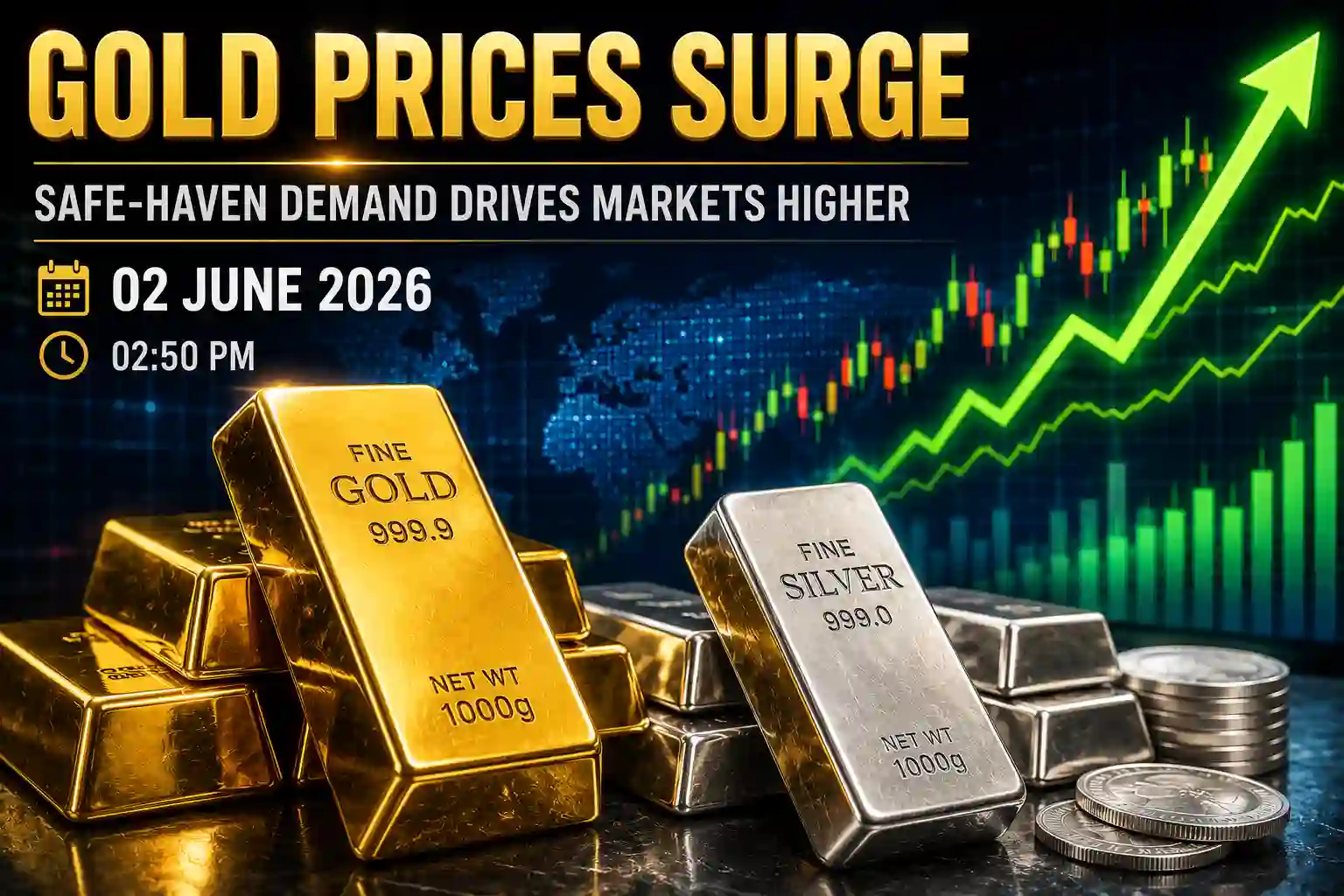 Gold and Silver Move Higher on June 2, 2026