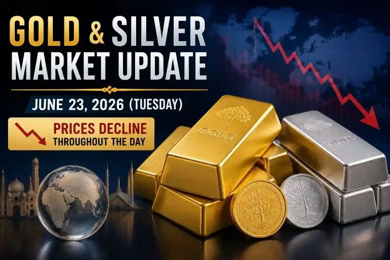 Gold and Silver Prices Fall Throughout June 23, 2026 | Full Market Recap