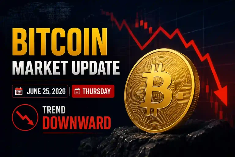 Bitcoin Price Trend Today: June 25 Ends With Sharp Evening Drop