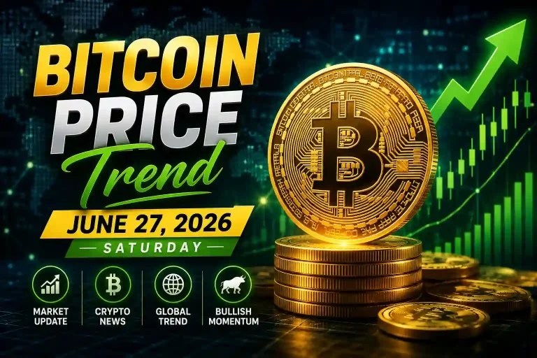 Bitcoin Price Today: Market Ends Higher on June 27, 2026
