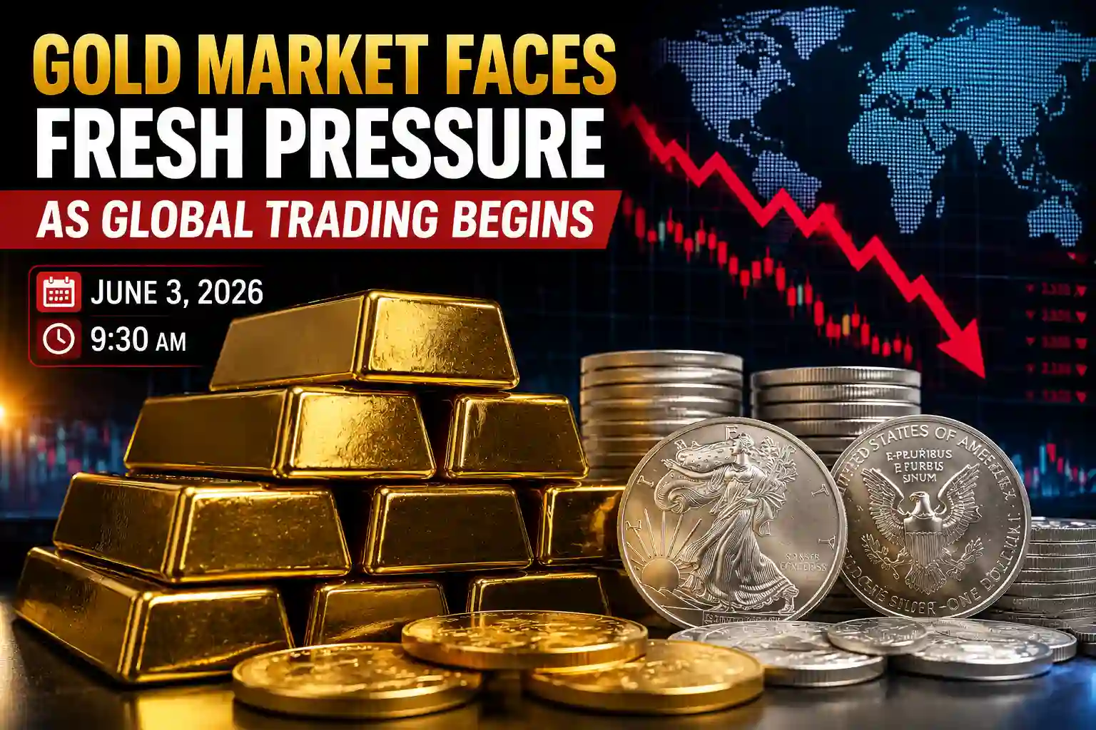 Gold Market Faces Fresh Pressure as Global Trading Begins
