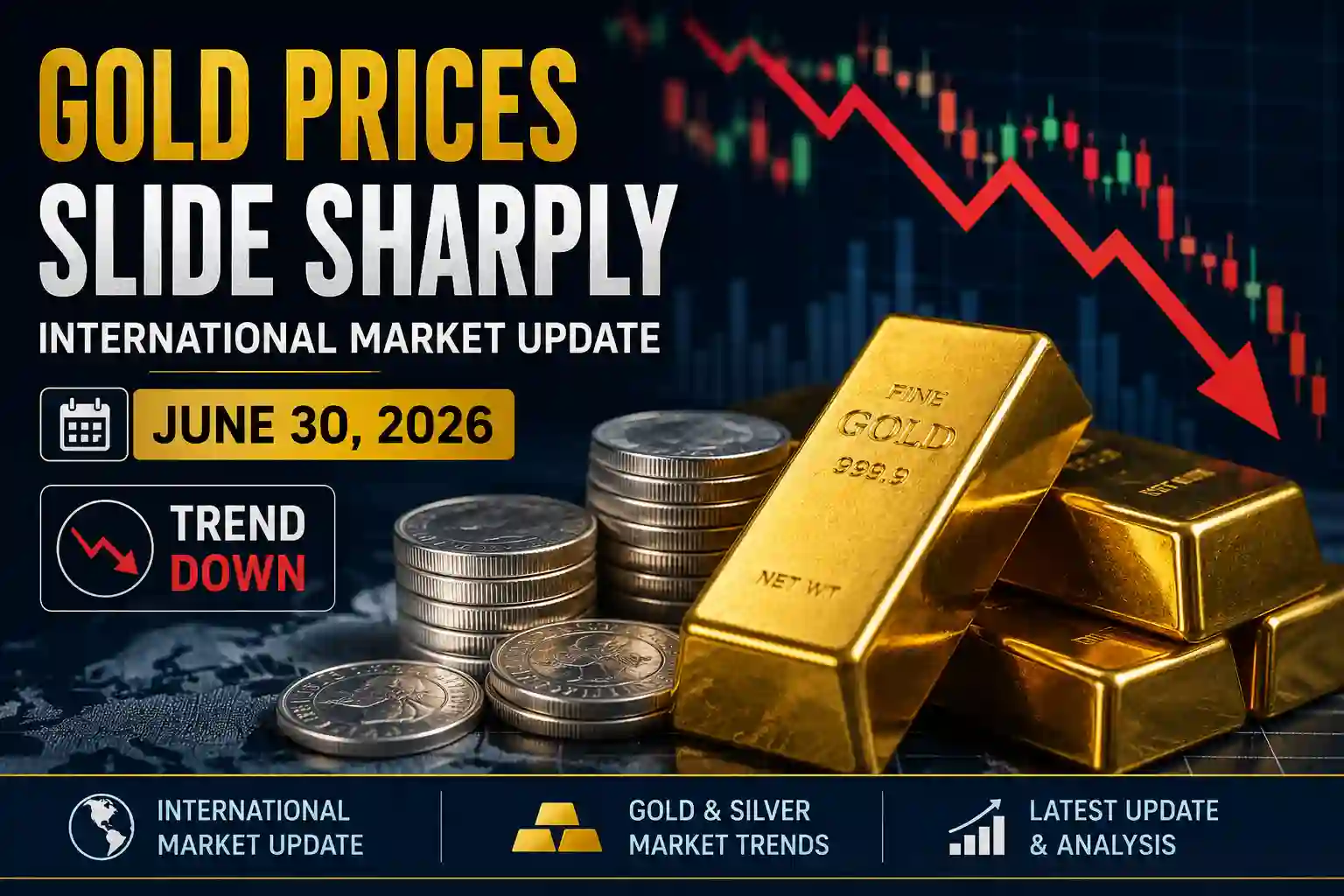Gold Market Sees Heavy Losses as Prices Drop on June 30, 2026