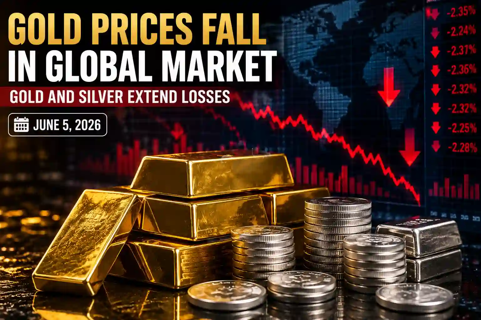Precious Metals Slip in International Trade