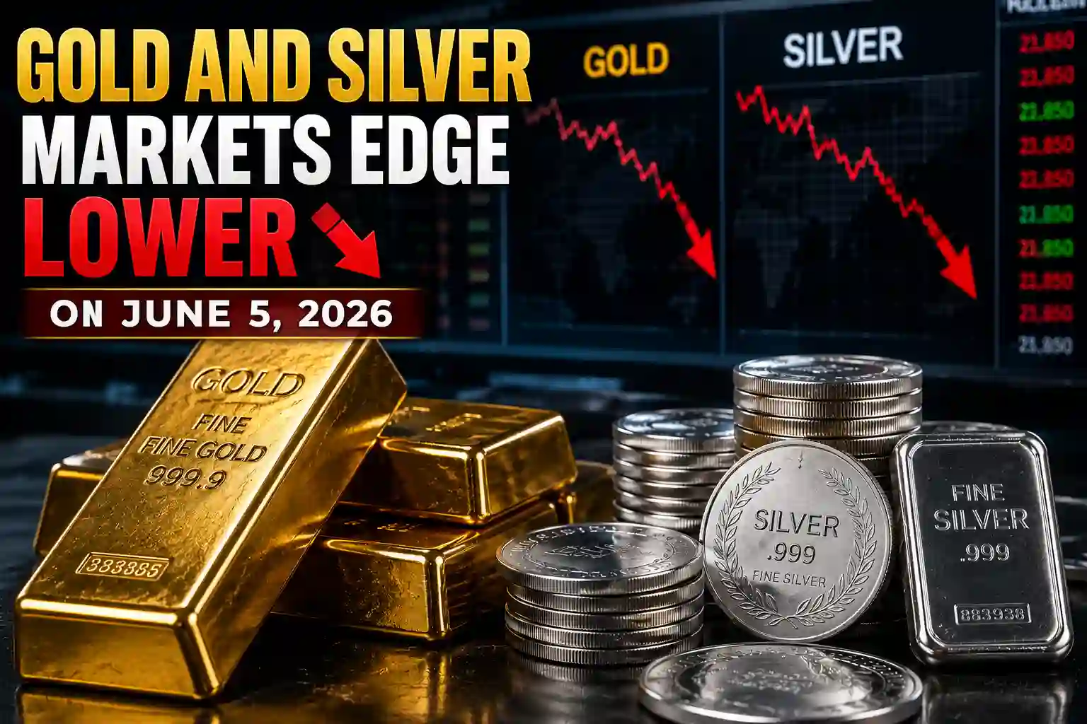 Gold and Silver Markets Edge Lower on June 5, 2026
