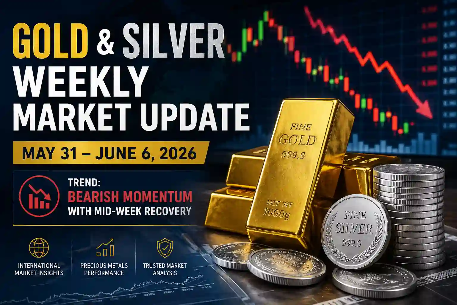 Precious Metals Weekly Review: Mid-Week Recovery Fails to Hold