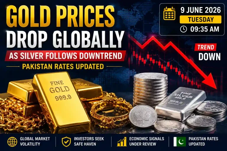 Gold Prices Fall in International Market on June 9, 2026 | Latest Gold and Silver Rates