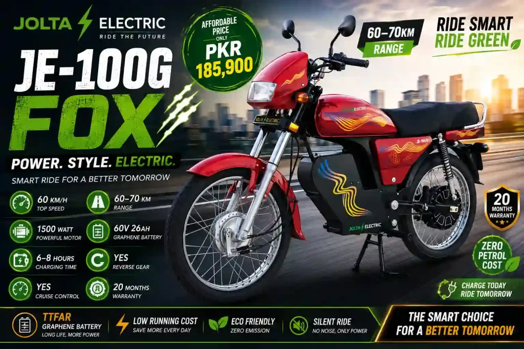 Jolta JE-100G Fox Price in Pakistan