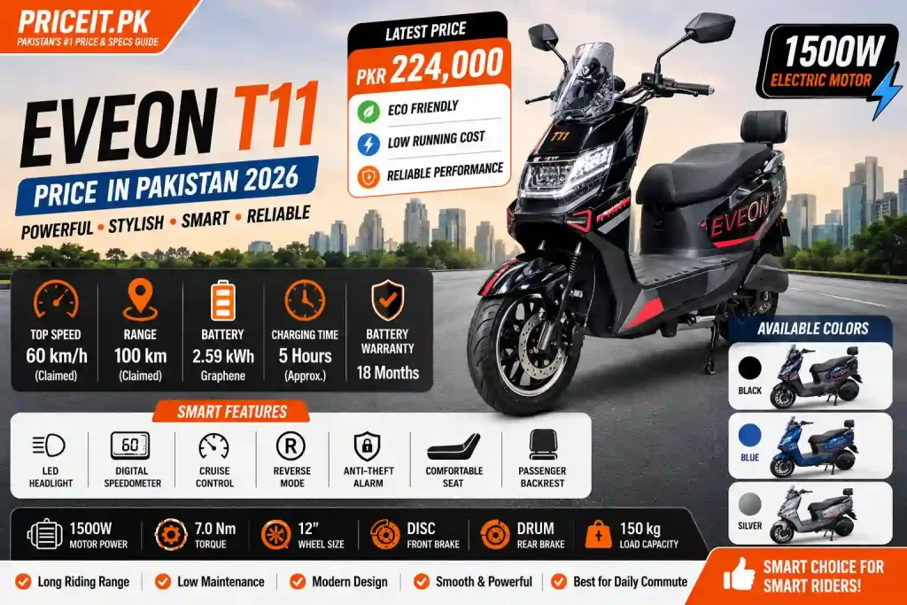 Eveon T11 Price in Pakistan