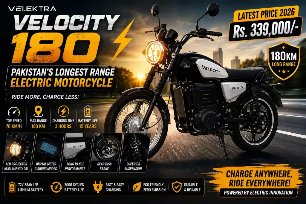 Vlektra Velocity 180 Price in Pakistan 