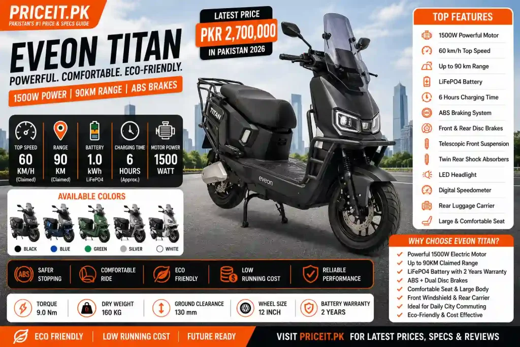 Eveon Titan Price in Pakistan 