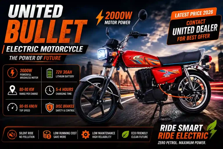 United Bullet Electric Motorcycle Price in Pakistan