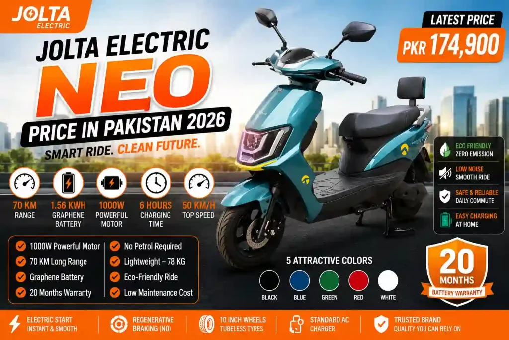 Jolta Electric Neo Price in Pakistan 