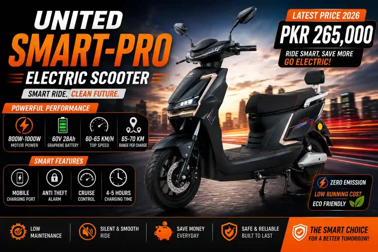 United Smart-Pro Scooter Price in Pakistan