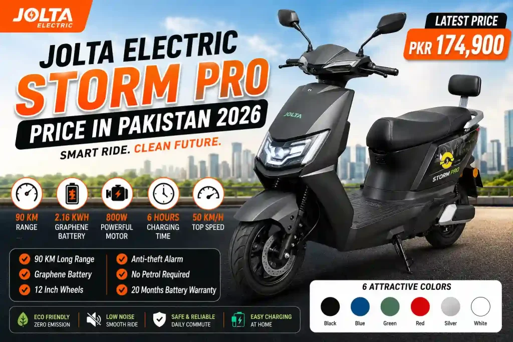 Jolta Electric Storm Pro Price in Pakistan