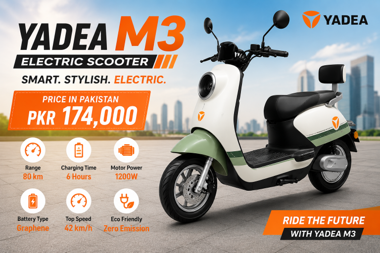 Yadea M3H Price in Pakistan
