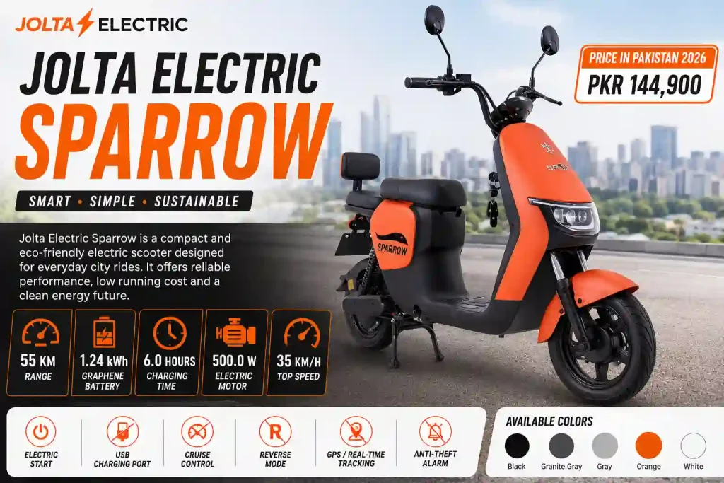 Jolta Electric Sparrow Price in Pakistan